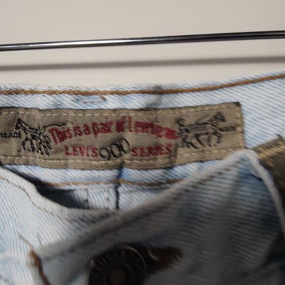 Vintage 90s Levi's Sz 12 900 Series Silvertab Loose Fit High Rise Denim Jeans - Picture 3 of 8